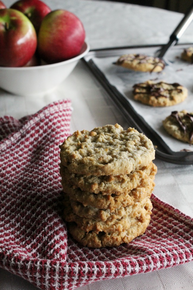 Caramel Apple Oatmeal Cookies Gluten-Free