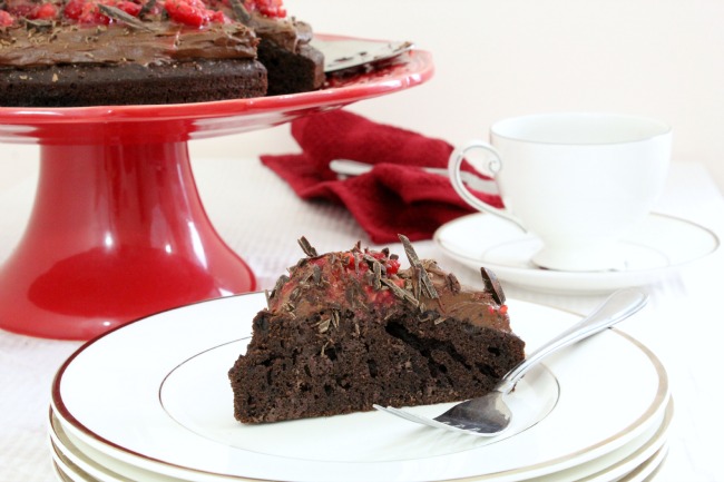 Slice of Gluten-Free Chocolate Cake