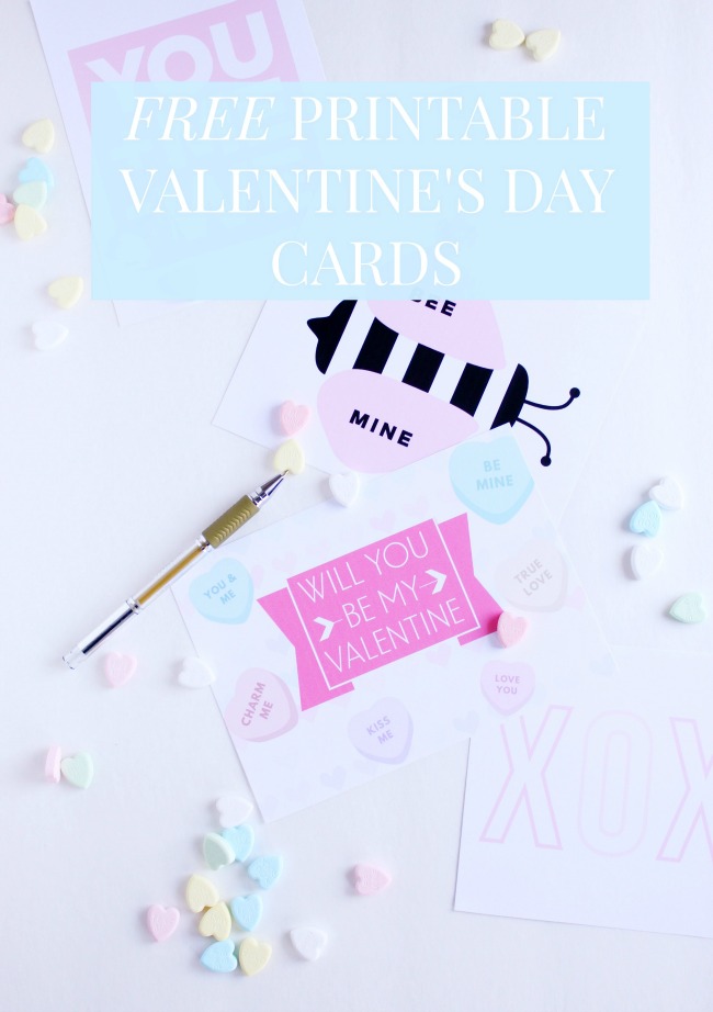 FREE PRINTABLE VALENTINE'S DAY CARDS