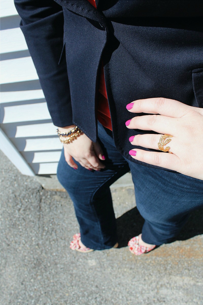 Casual Friday with pop of colour, bestofthislife.com