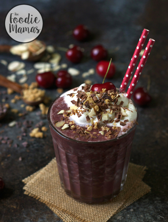 Black Forest Chocolate Cherry Smoothie 2