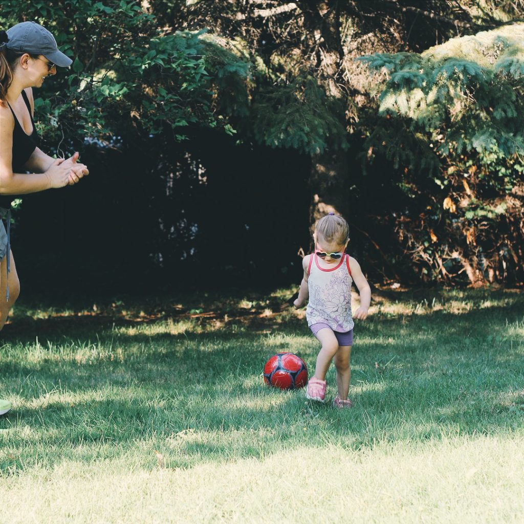 I want my daughter to always play sports like a girl