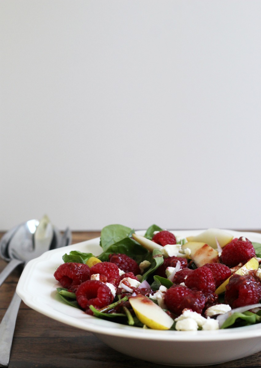 raspberry-pear-salad