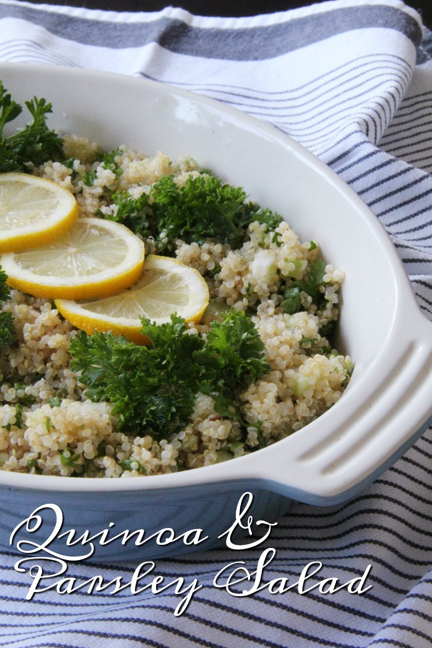 A Savoury Quinoa & Parsley Salad You’ll Want to Pack For Lunch