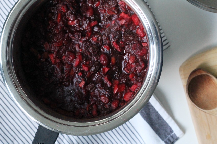 Homemade Cranberry Chutney 