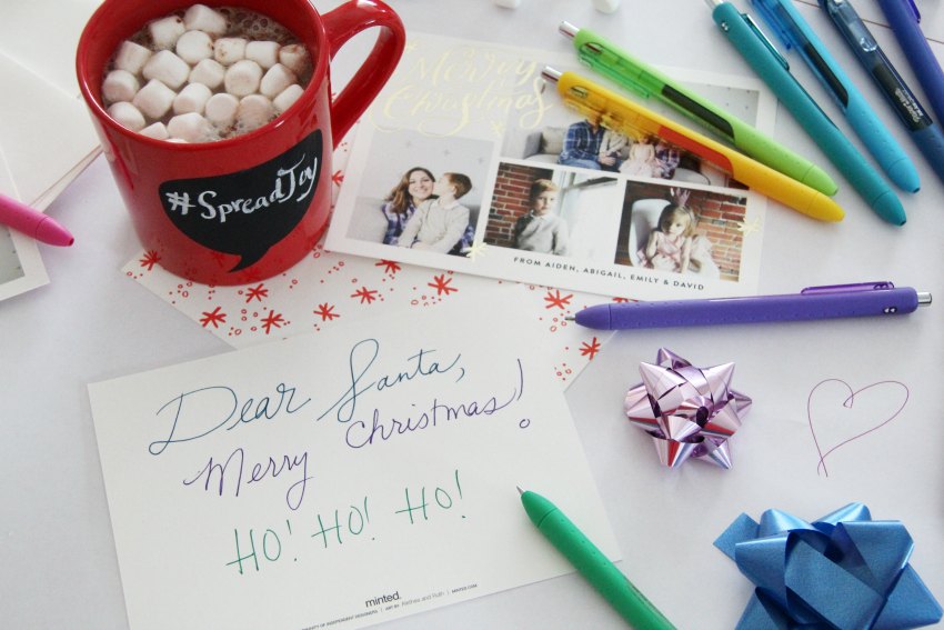Spread Joy With Hand-Written Holiday Cards & PaperMate’s InkJoy Gel Pens