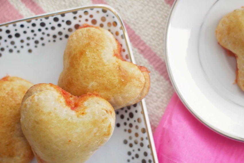 Heart Shaped Calzones