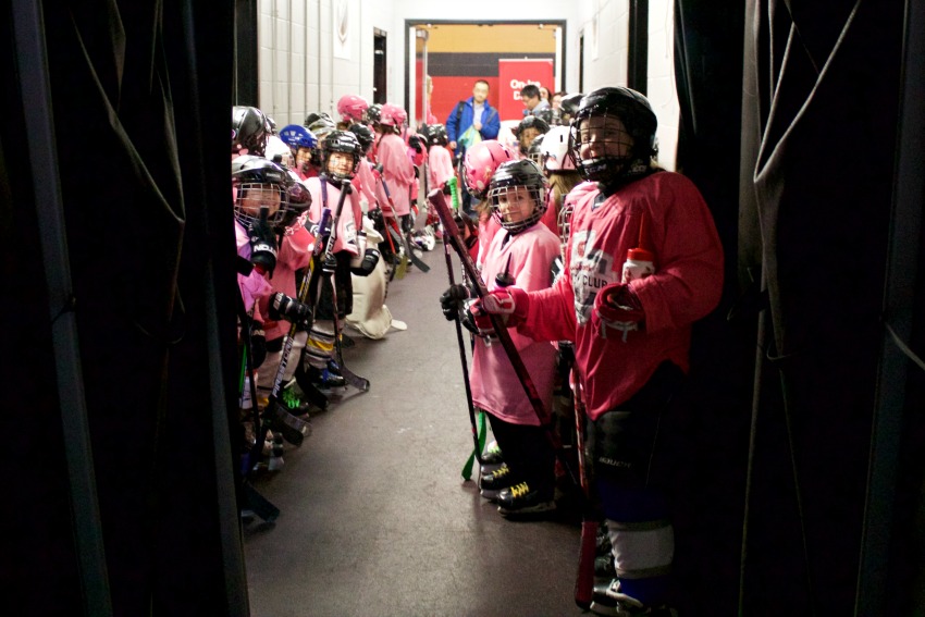 Young Athletes Dream Big at Scotiabank Girls HockeyFest