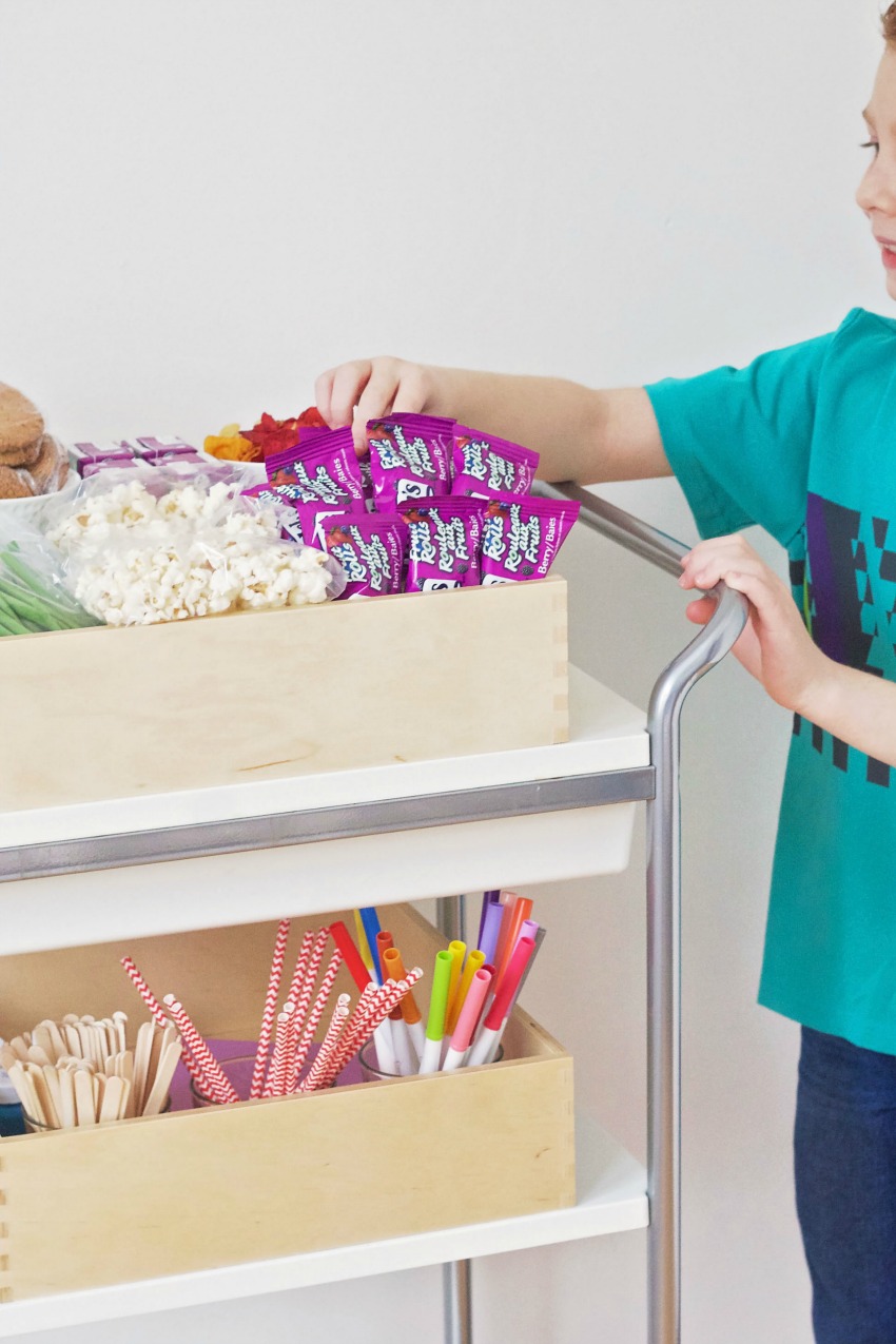 How to Create a Simple Snack and Activity Station for Kids