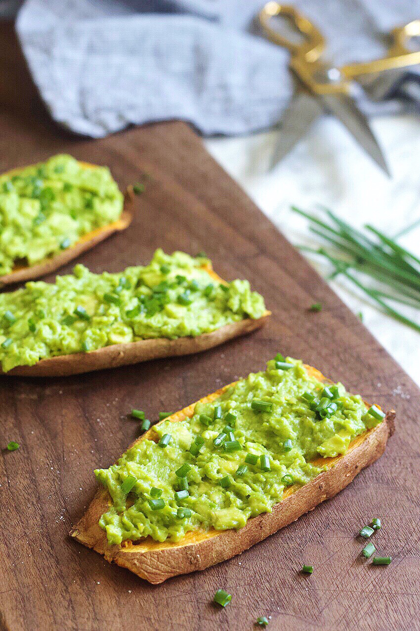 Simple and Healthy Sweet Potato Toast With Avocado