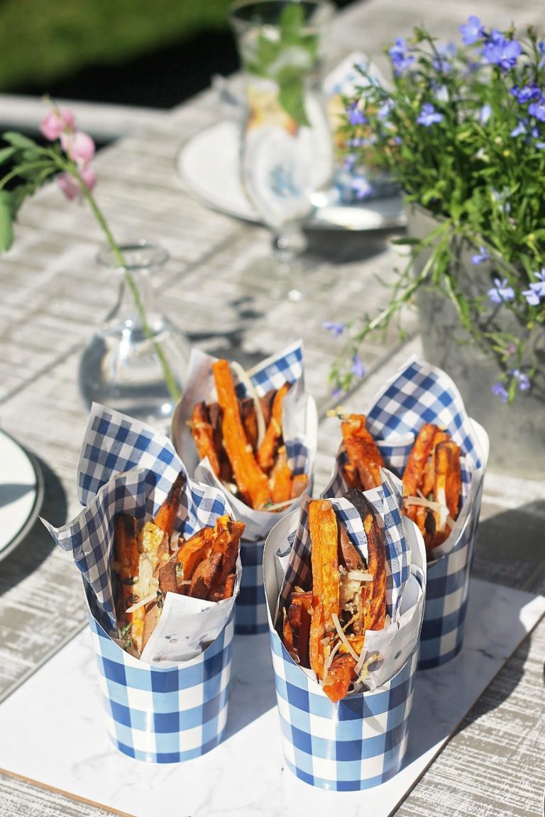 Parmesan and Thyme Sweet Potato Fries