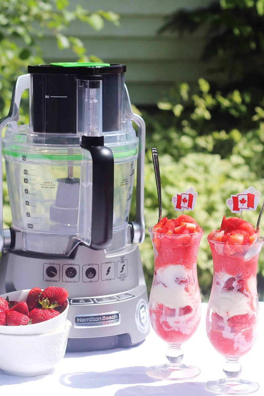 How to Make Strawberry Granita in a Food Processor