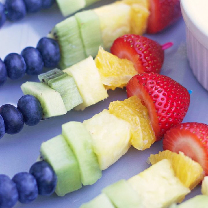 These Rainbow Fruit Kabobs Are Fun to Make and Tasty to Eat!