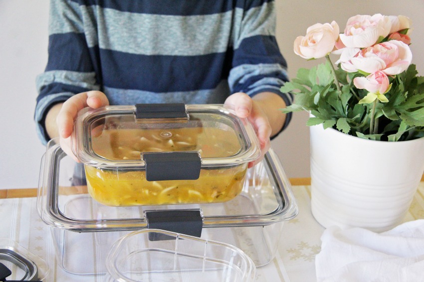 Packing Leftovers Made Easy With Rubbermaid BRILLIANCE