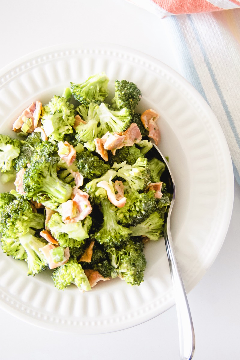 Creamy Broccoli Bacon Salad