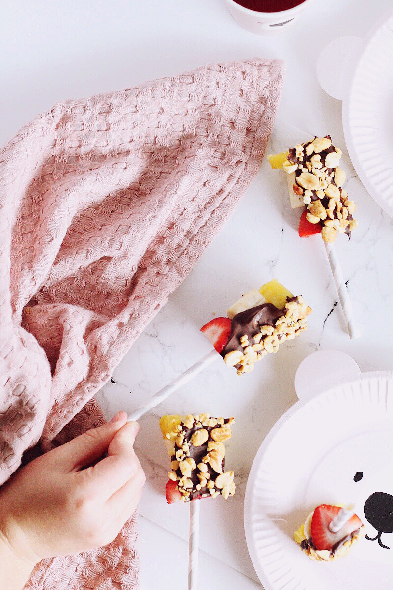 Yummy Banana Split Bites for a Healthy After School Snack
