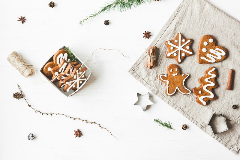 Christmas gingerbread cookies