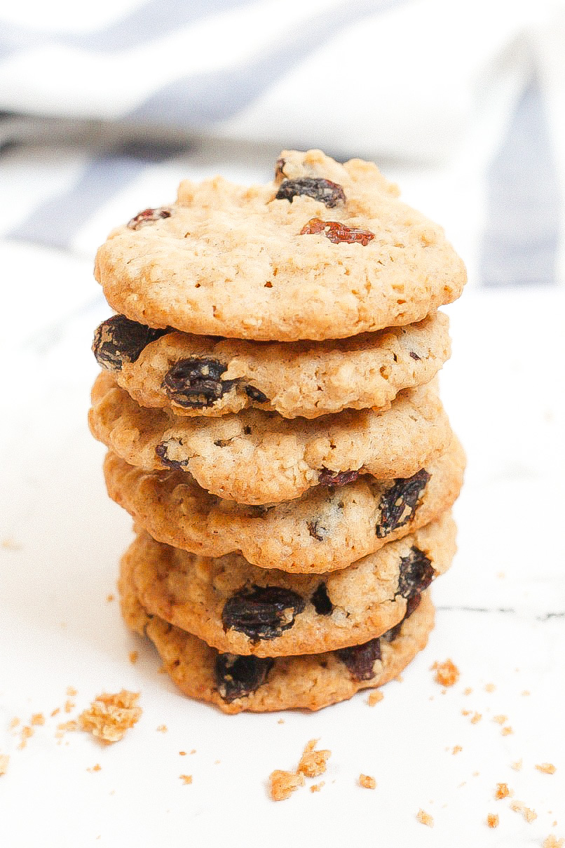 Soft and Chewy Gluten-Free Oatmeal Raisin Cookies