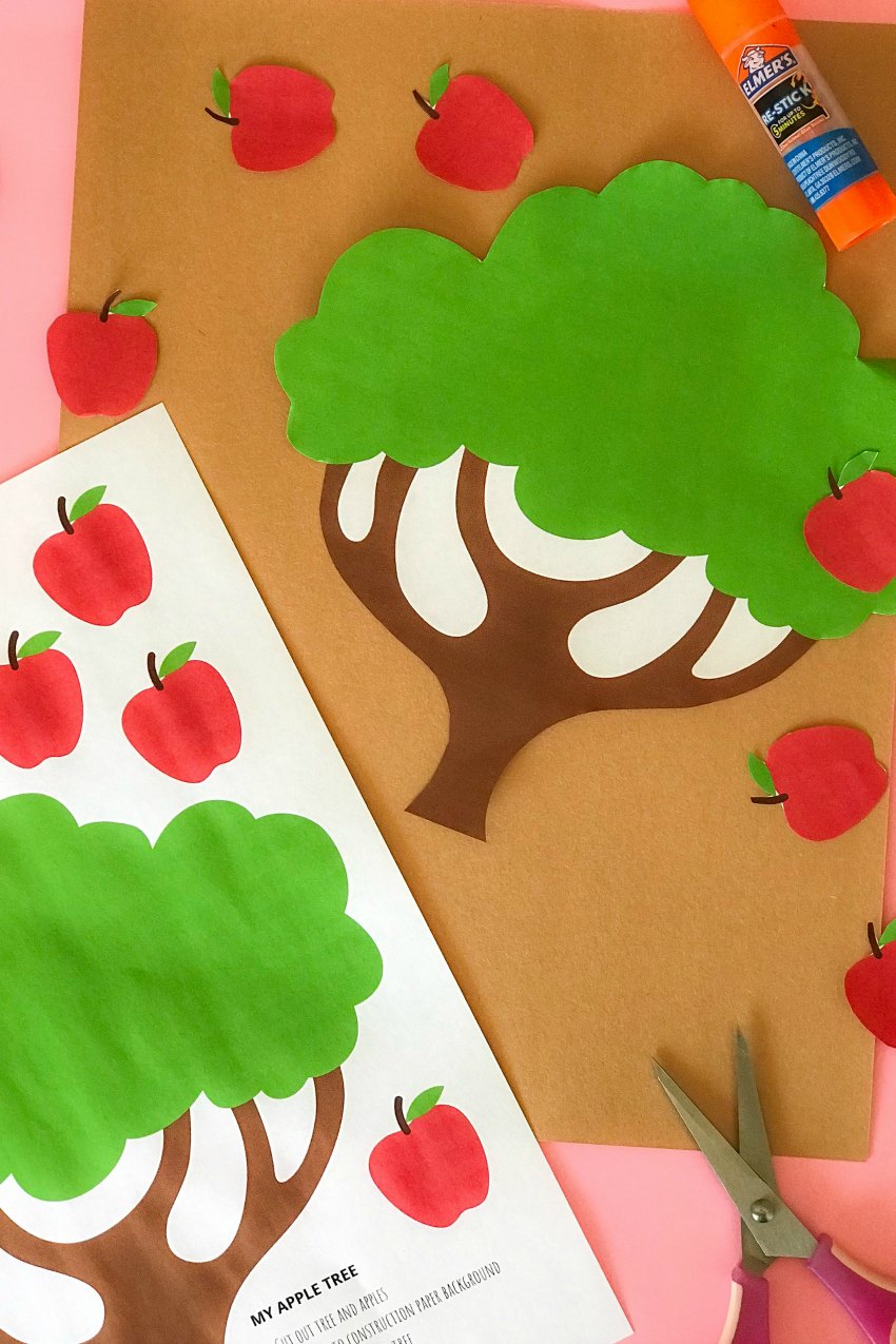 Free Printable Apple Tree Craft for Kids