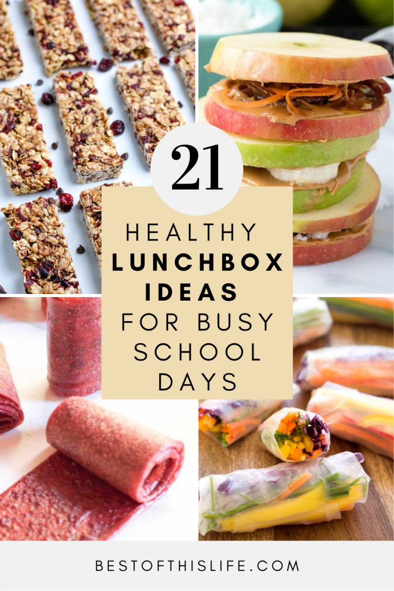 21 Healthy and Yummy Lunchbox Ideas for Busy School Days