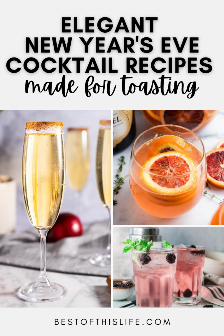 17 Elegant New Year’s Eve Cocktail Recipes