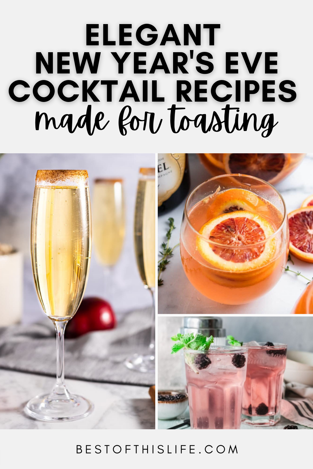 New Years Champagne Cocktail Recipe