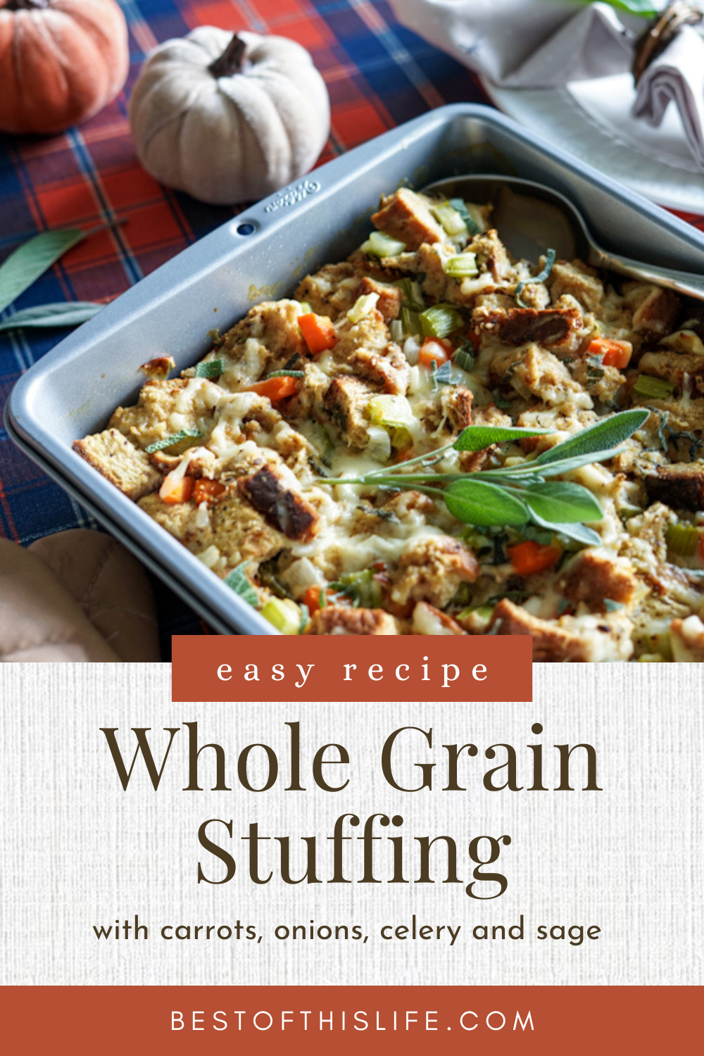 Whole Grain Classic Homemade Stuffing Recipe – A Couple Cooks