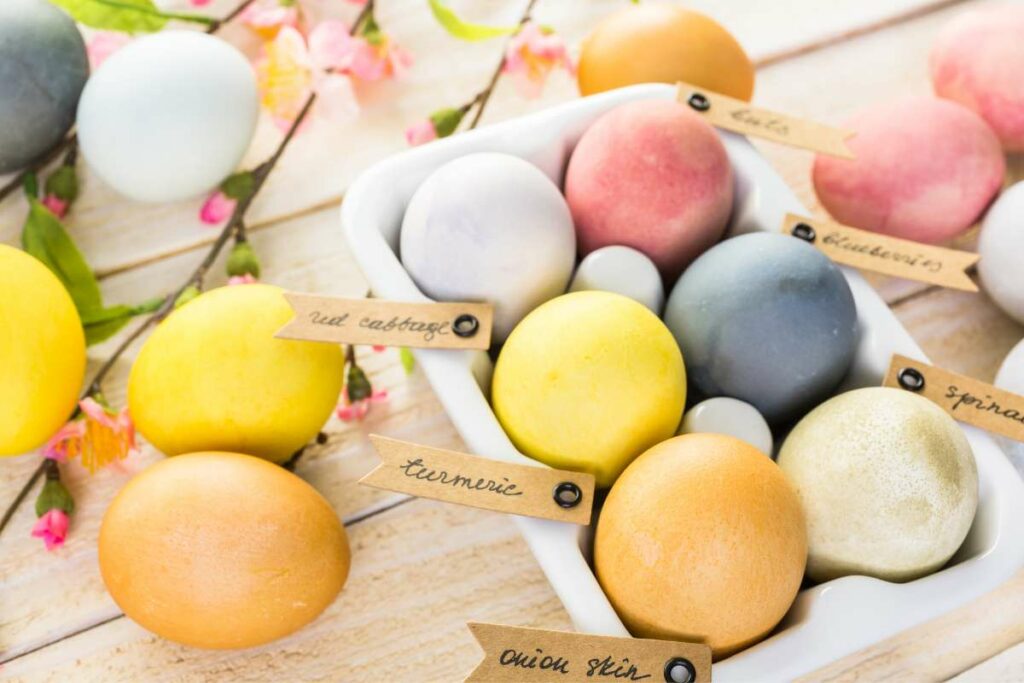 DIY Easter Egg Dyeing with Natural Ingredients
