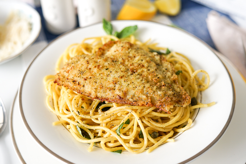 Garlic Spaghetti with Lemon Pepper Sole | The Best of This Life