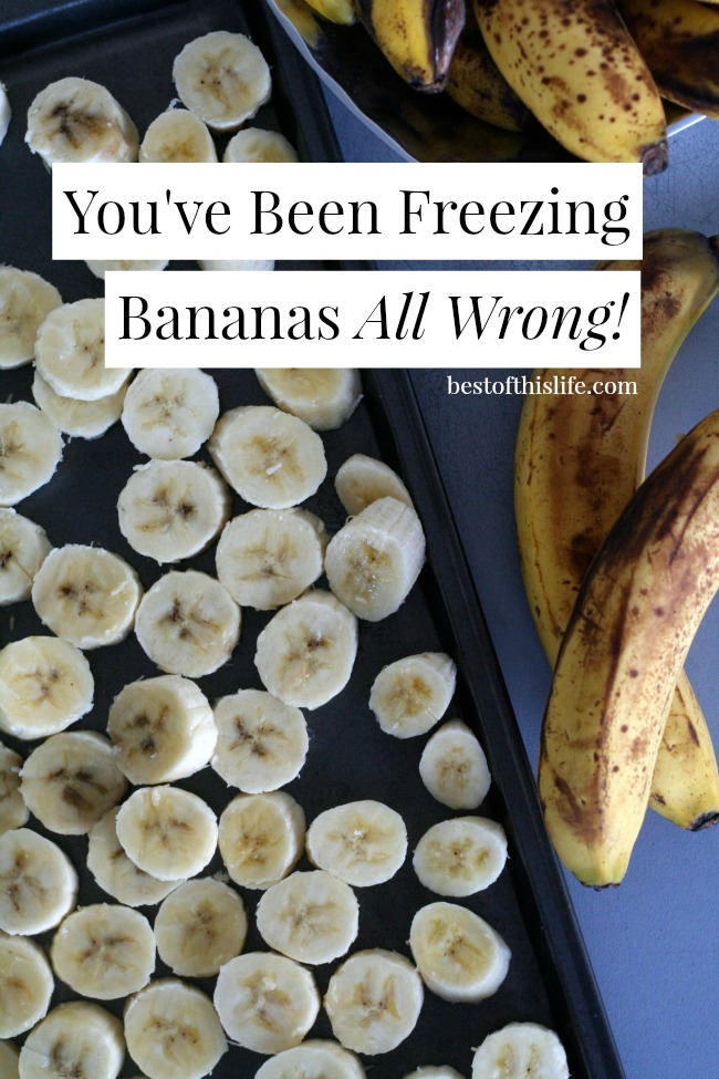 Have You Been Freezing Bananas All Wrong?