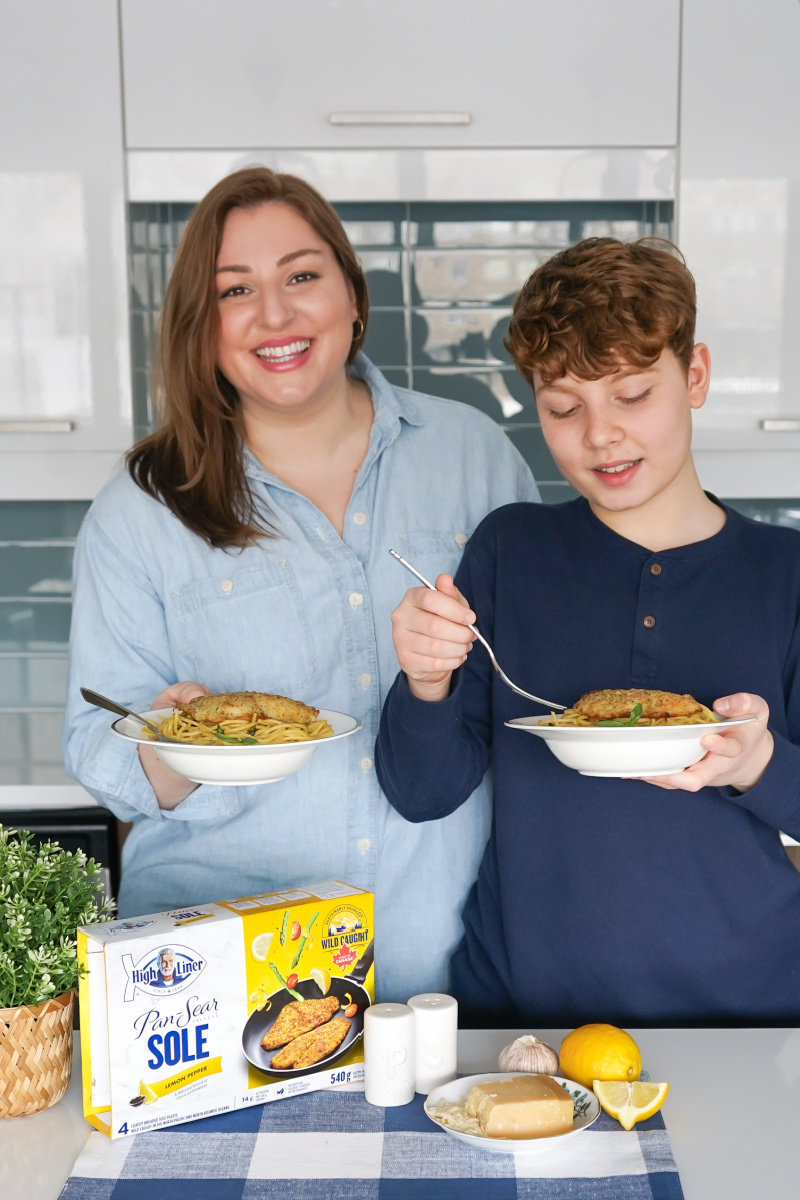 Our Family Recipe: Garlic Spaghetti with Lemon Pepper Sole